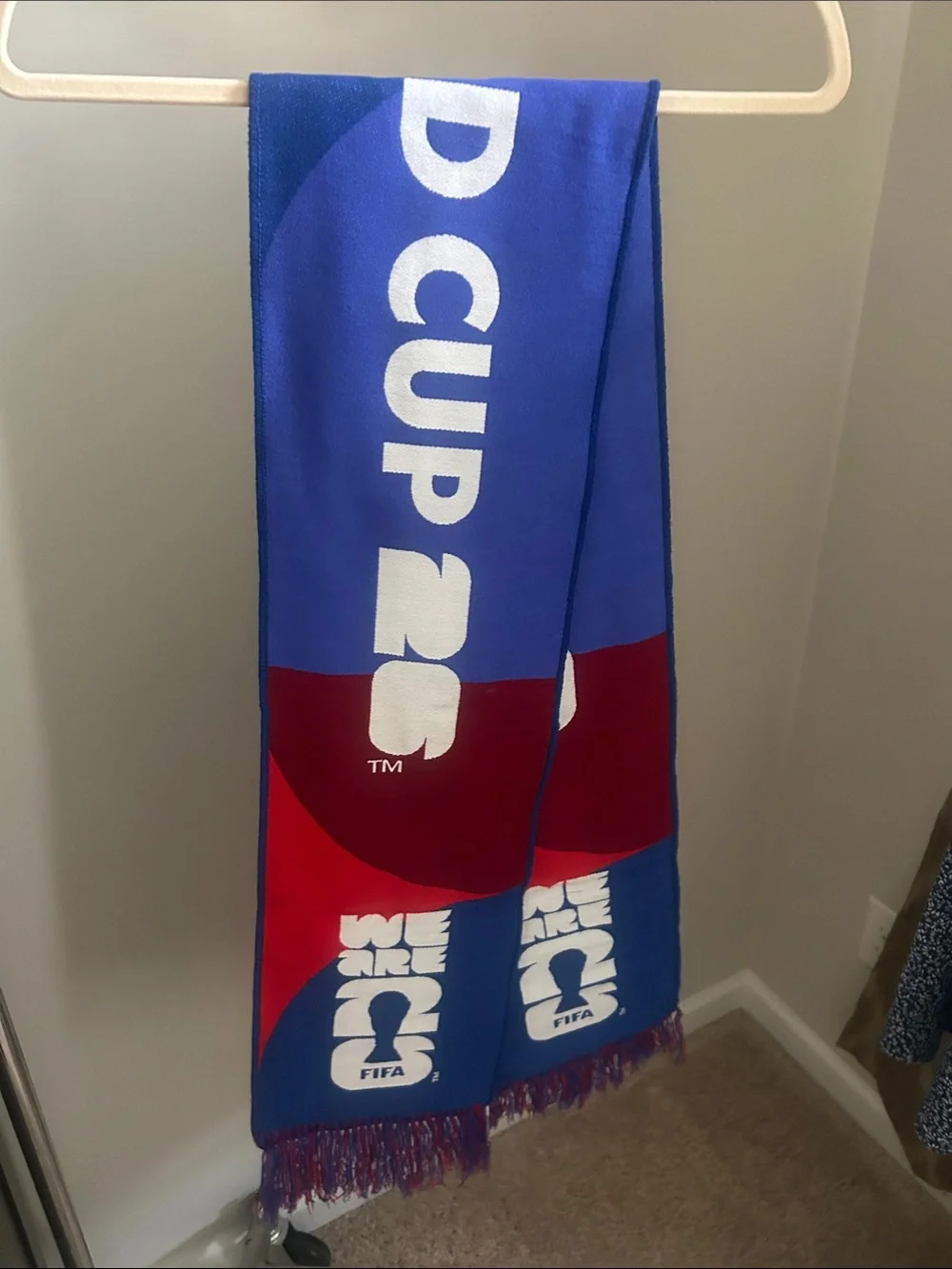 World Cup Blue & Red Team Scarf